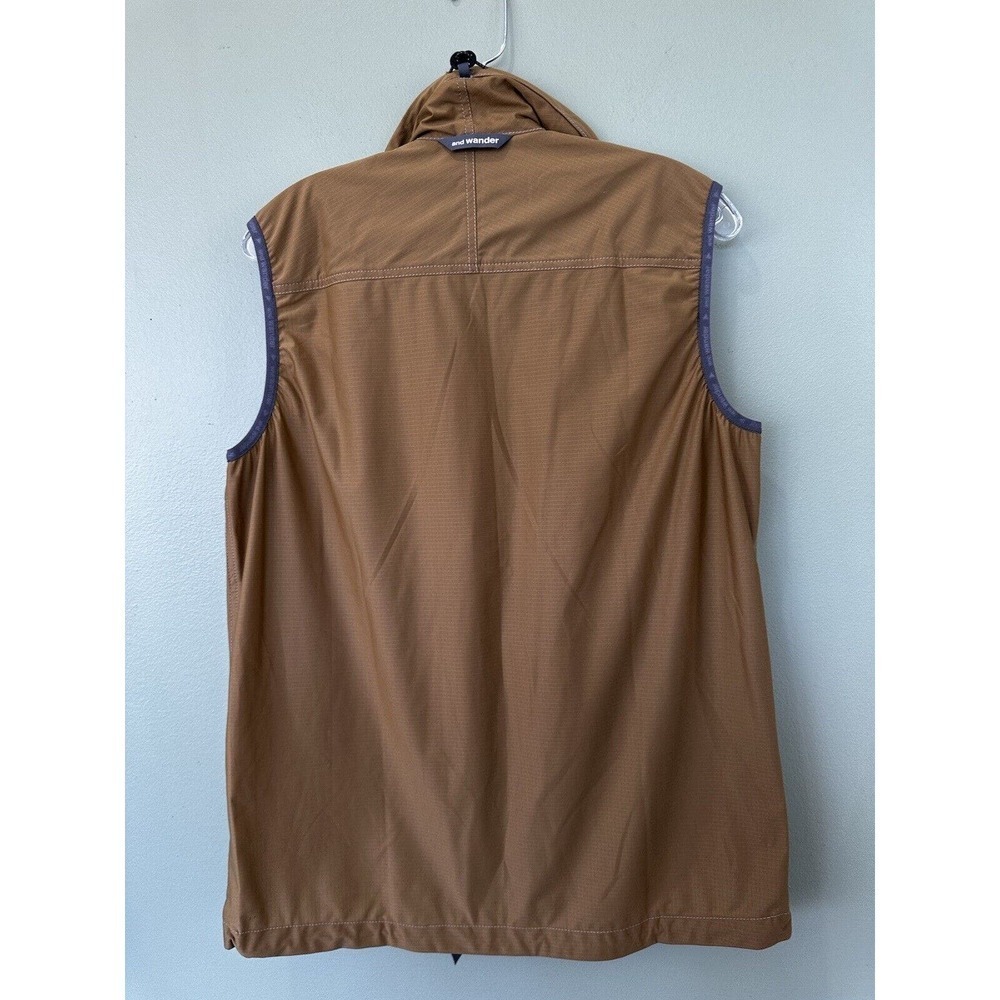And Wonder Raschel Ripstop Vest Mens Size 3 M Hiking Outdoor Japan Brown​​​ - Picture 8 of 9